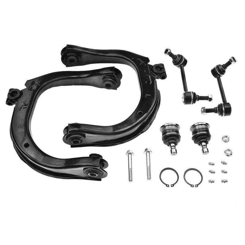 6x Front & Rear Control Arm Ball Joint Stabilizer Bar for Buick Chevrolet Isuzu