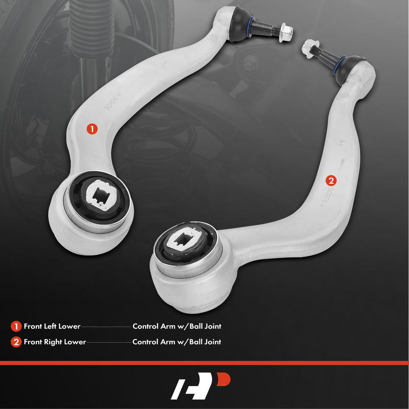2x Front Left & Right Lower Control Arm with Ball Joint for Cadillac CT6 16-20