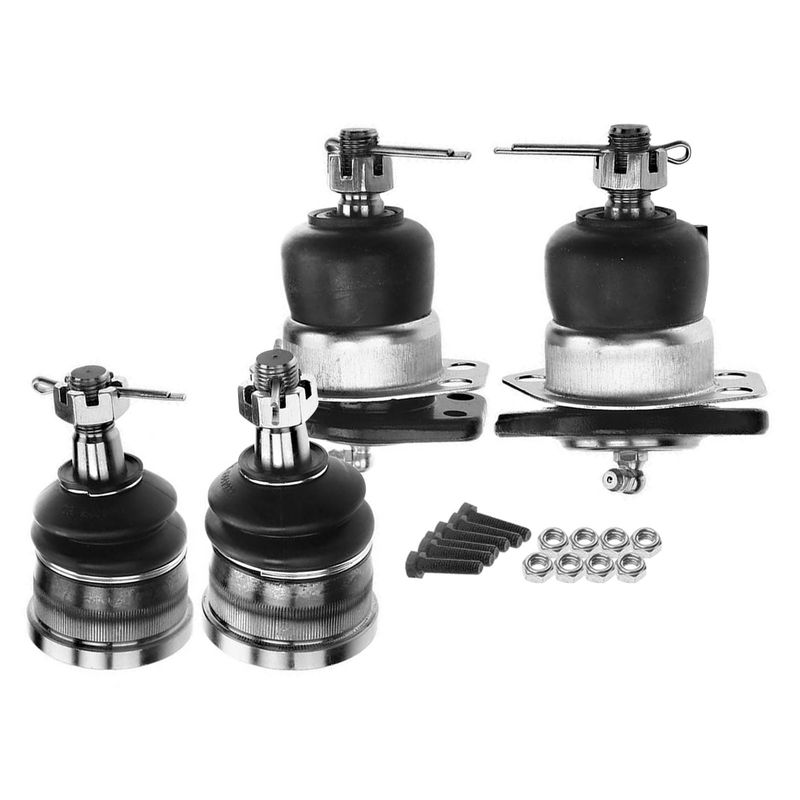 4x Front Lower & Upper Ball Joint for Chevrolet Blazer 95-05 S10 GMC Jimmy Isuzu
