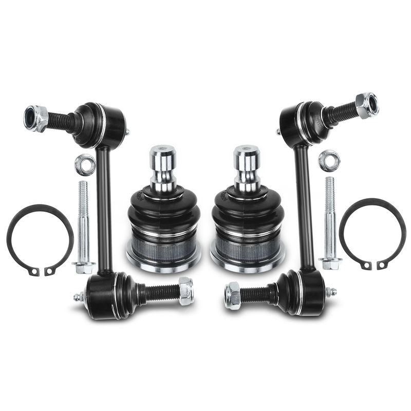 4x Front & Rear Sway Bar Link with Ball Joint for Chevy Trailblazer GMC Buick