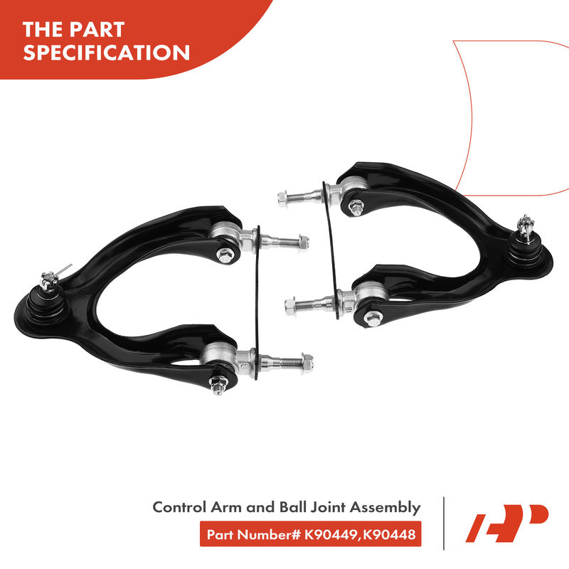6x Front Upper Control Arm with Ball Joint Tie Rod End for Acura Honda Civic