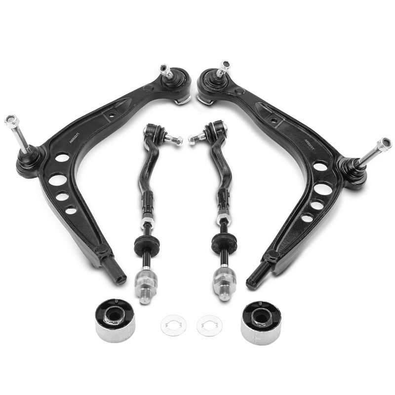 4x Control Arms with Ball Joint & Tie Rod for BMW E36 Z3 318i 320i 325i 328i