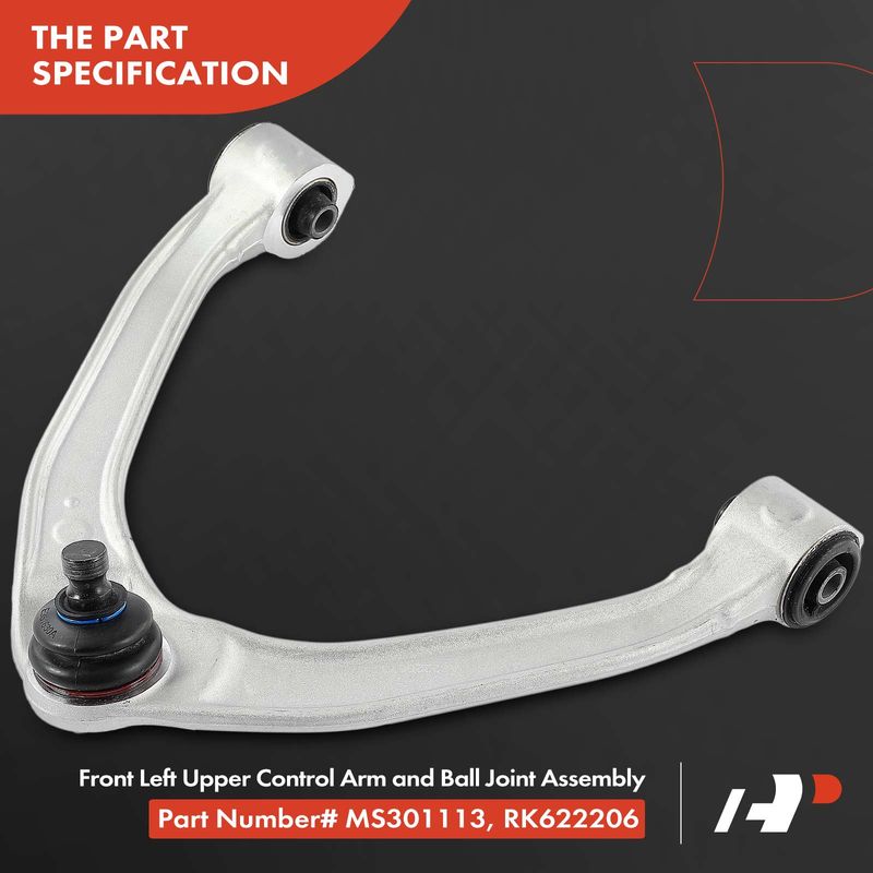 Front Left Upper Control Arm with Ball Joint for Nissan 370Z 09-20 Infiniti Q50