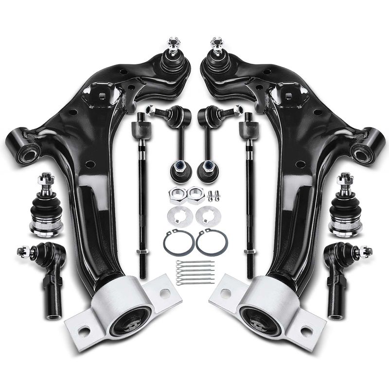 10x Front Control Arm with Ball Joint Stabilizer Bar Link for INFINITI I30 Maxima