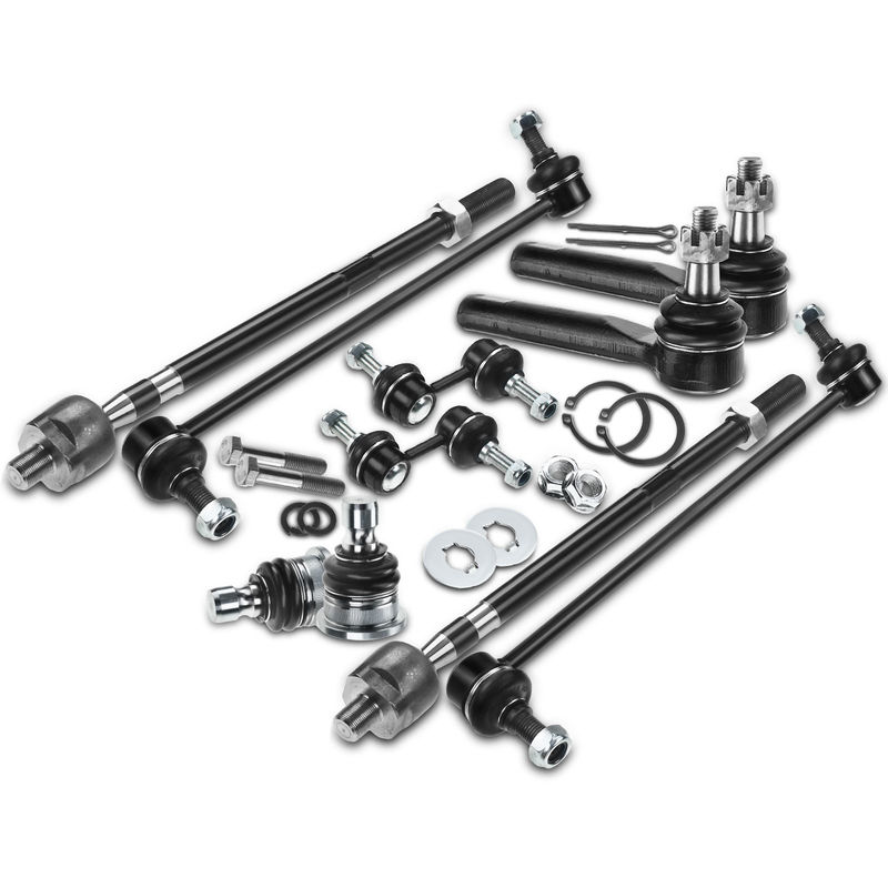 10x Front & Rear Stabilizer Bar Link & Tie Rod End & Ball Joint for Nissan Quest