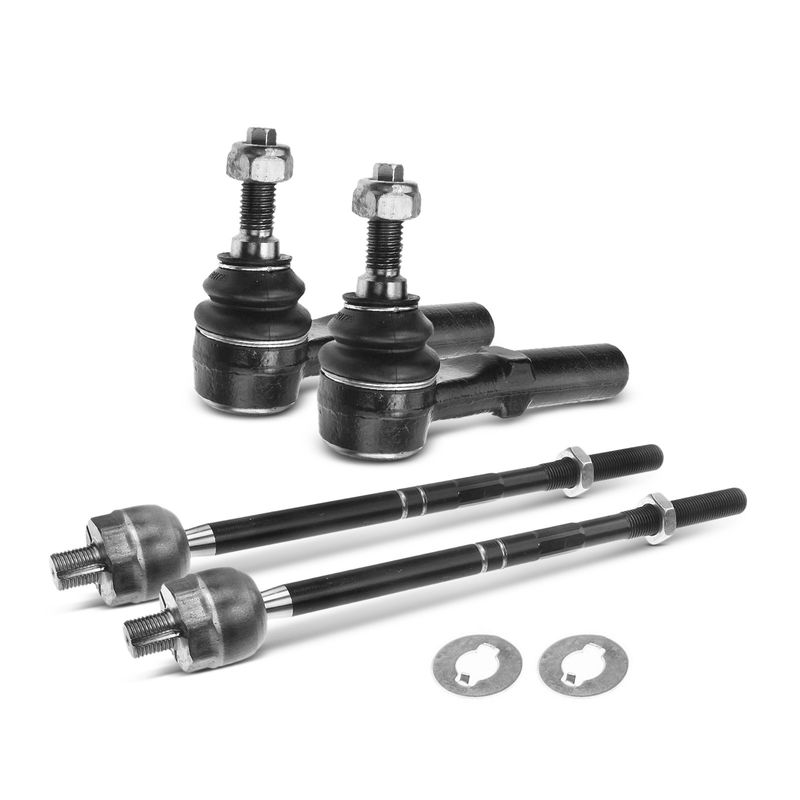 4x Inner & Outer Tie Rod End for Ford Explorer 06-10 Explorer Sport Trac Mercury