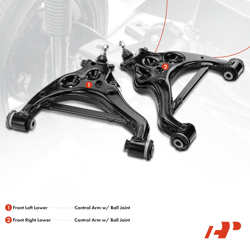 2x Front Lower Control Arm with Ball Joint for Ford F-150 Expedition Lincoln