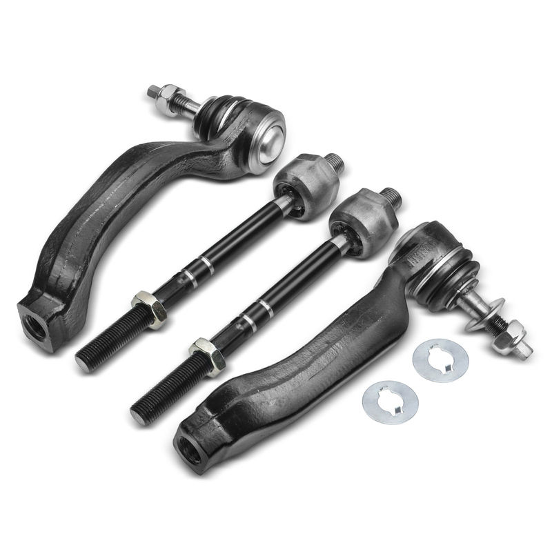 4x Inner & Outer Tie Rod End for Ford Thunderbird 2003-2005 Lincoln LS 2003-2006