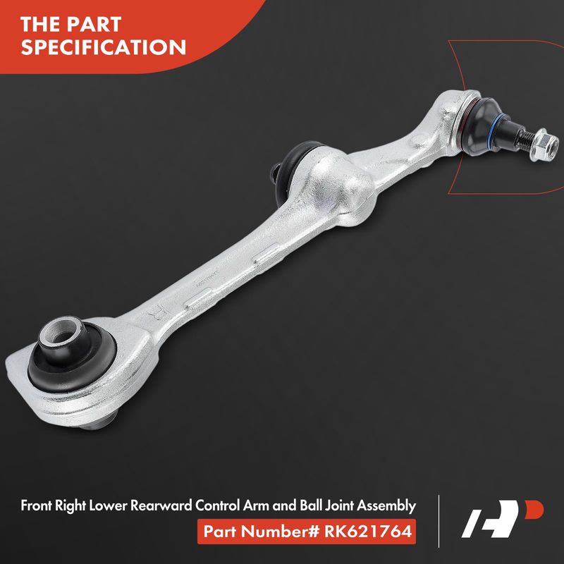 Front Right Lower Rearward Control Arm & Ball Joint for Mercedes W221 S400 S600