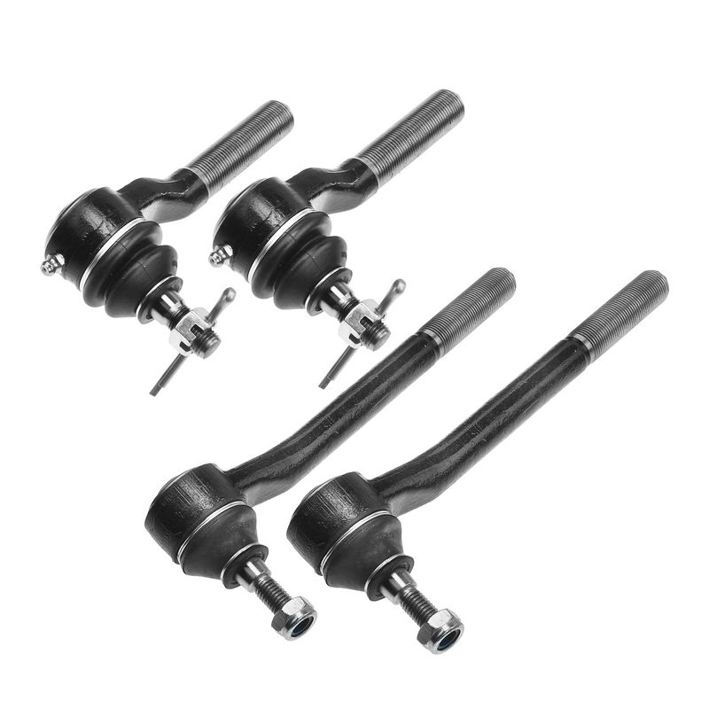 4x Inner & Outer Tie Rod Ends for Chevrolet Blazer S10 GMC Jimmy Isuzu Olds