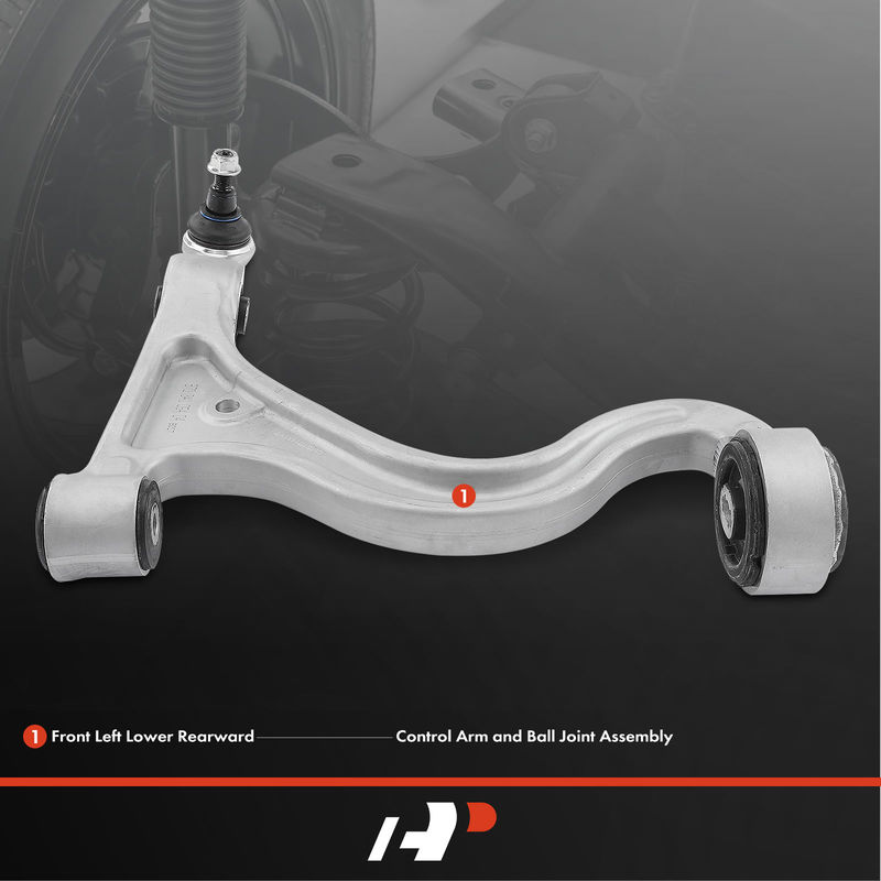 Front Right Lower Control Arm and Ball Joint Assembly for Porsche Panamera 10-14