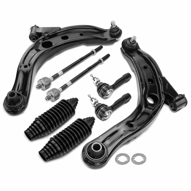 8x Control Arm with Ball Joint & Tie Rod End for Mazda MPV 2000-2006