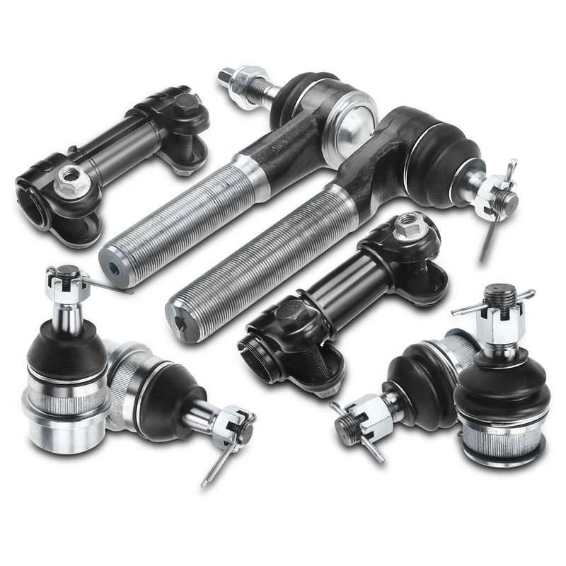 8x Front Steering Tie Rod End & Ball Joint for Dodge Ram 1500 00-01 Pickup 4WD