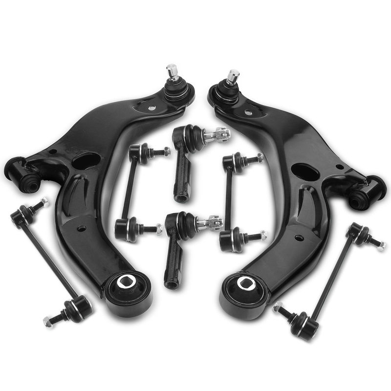 8x Front Lower Control Arm with Ball Joint Stabilizer Bar Link for Mazda Protege5