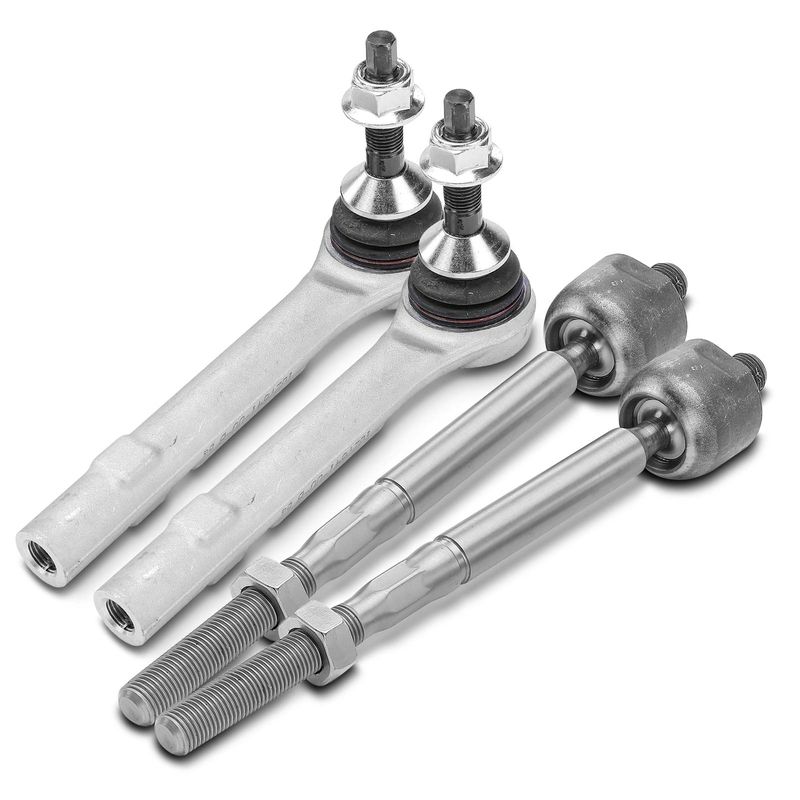 4x Outer & Inner Tie Rod End for Tesla X 2016-2022 S 2016-2020 ELECTRIC