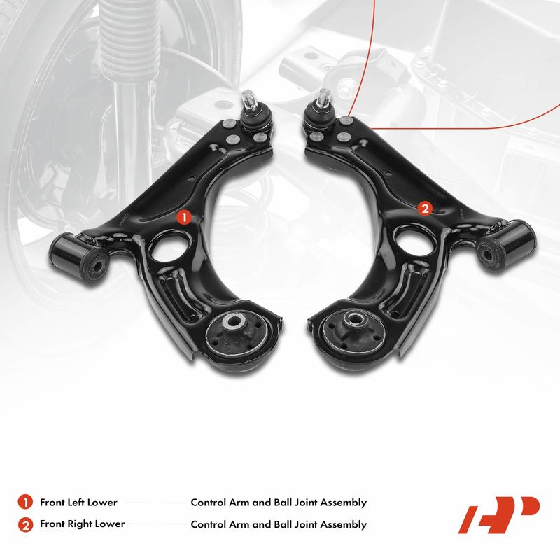 2x Control Arm with Ball Joint for Chevrolet Sonic 2012-2020 1.4L 1.6L