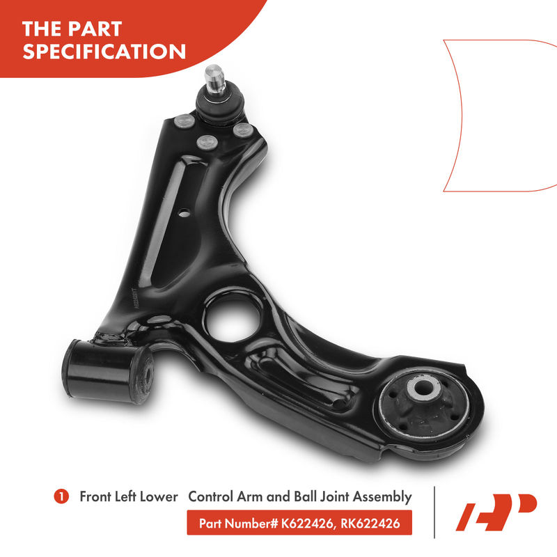 2x Control Arm with Ball Joint for Chevrolet Sonic 2012-2020 1.4L 1.6L