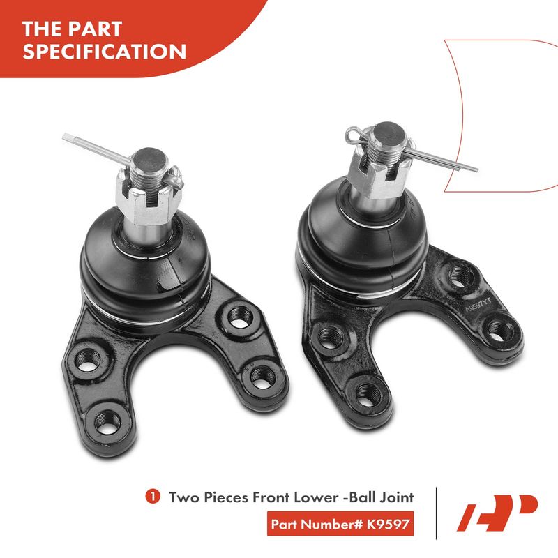 10x Tie Rod End Ball Joint Pitman Arm Idler Arm for Mazda B2200 1987-1991