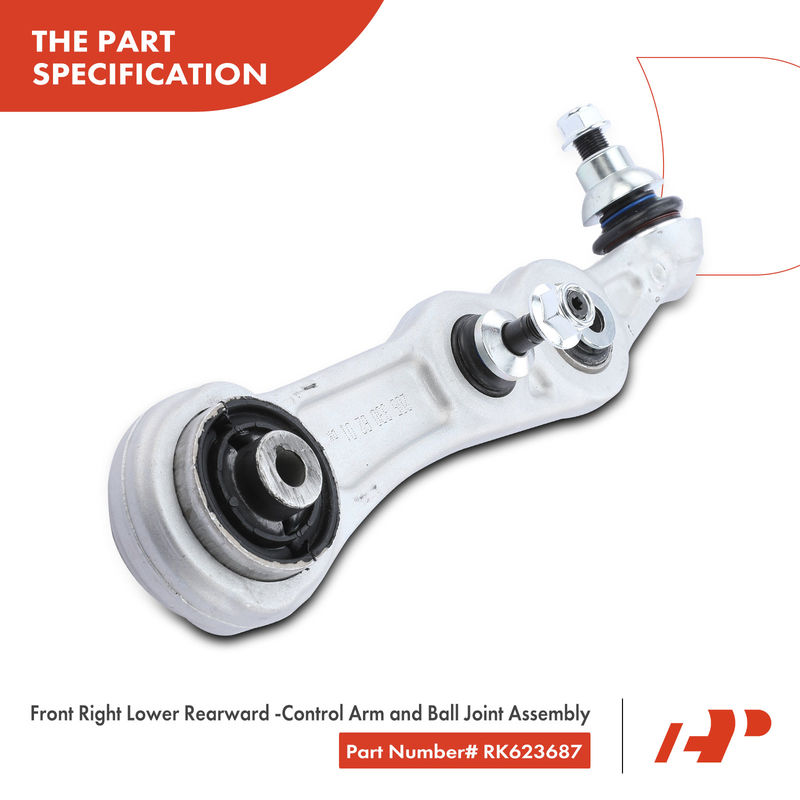 Front Right Lower Rearward Control Arm for Mercedes-Benz C300 2015-2018 RWD