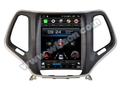 9.7'' Tesla Vertical Screen For Jeep Cherokee 5 KL  2014-2018 Android Car Multimedia Player(THB/THV1834)