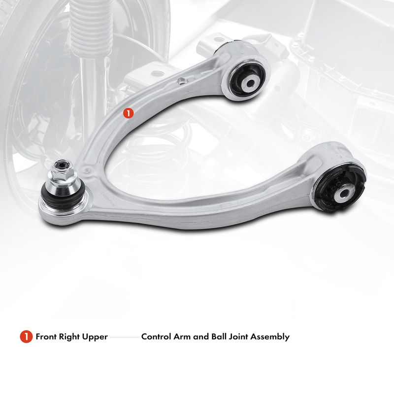 Front Right Upper Control Arm with Ball Joint for Mercedes-Benz C300 CLS450 E450