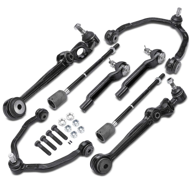 8x Control Arm with Ball Joint & Tie Rod End for Ford Thunderbird Mercury Cougar