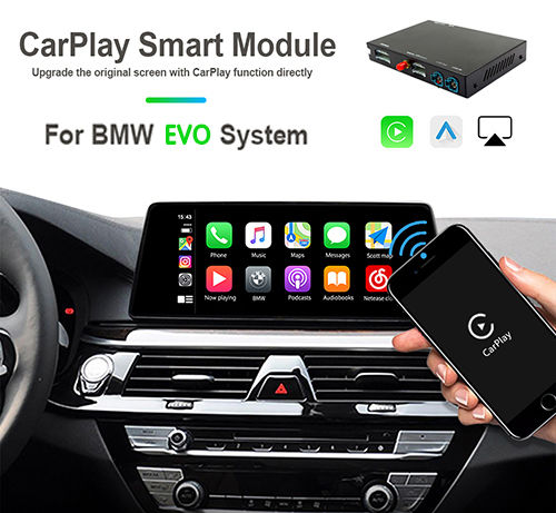 Wireless Carplay/Android Auto for BMW EVO System of 6.5/8.8 inches of Screen(CP305E)