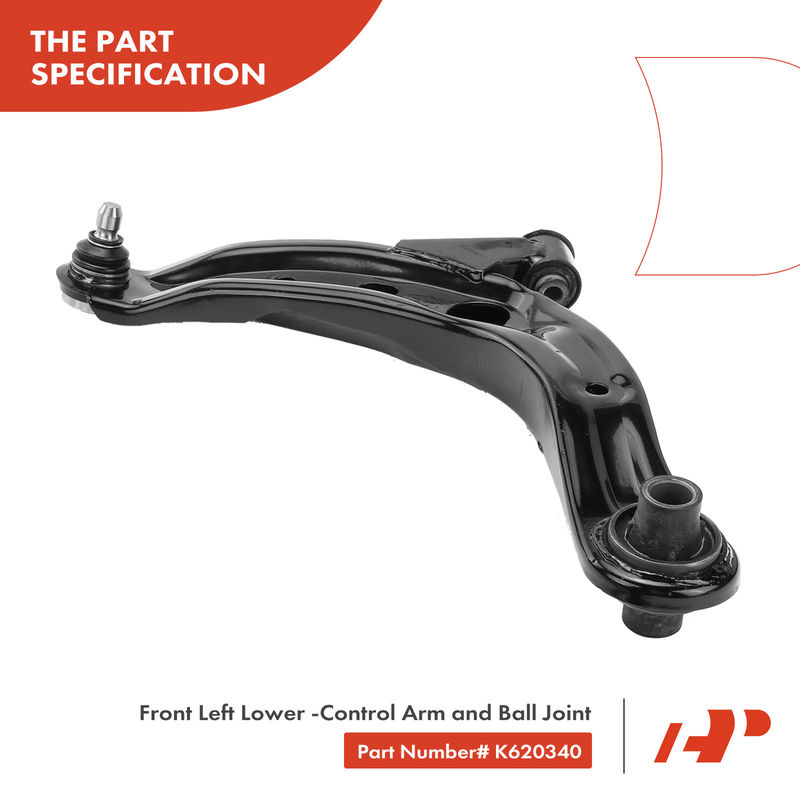 4x Front Control Arm Tie with Ball Joint Rod End for Mazda MPV 00-06 3.0L 2.5L