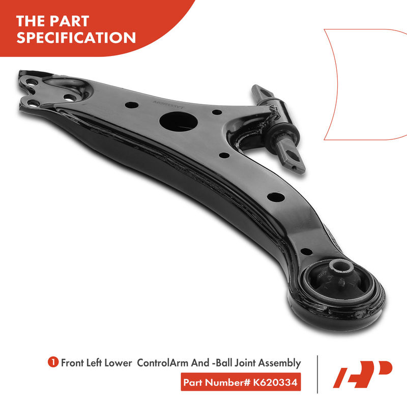 6x Control Arm with Ball Joint & Tie Rod End for Toyota Camry 07-11 Avalon Lexus