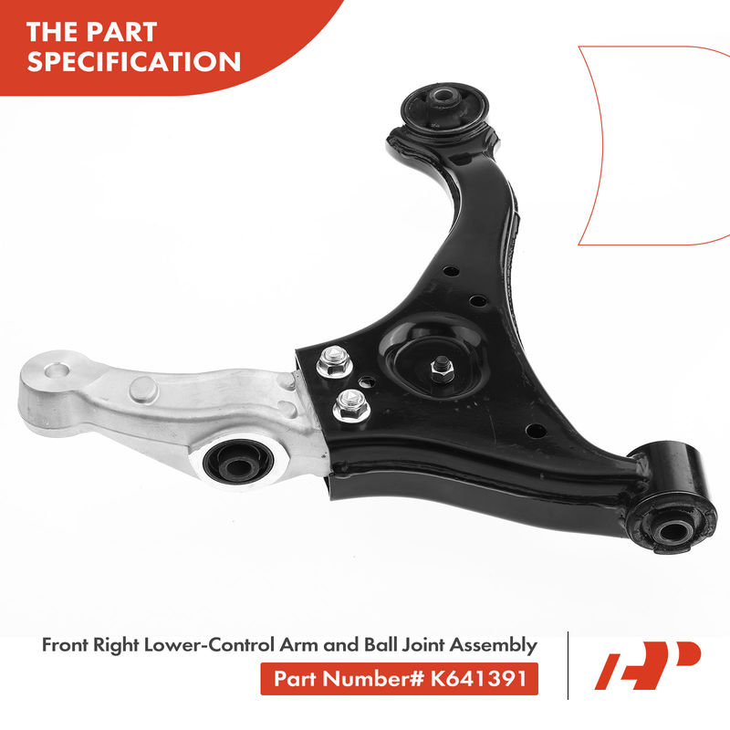 Front Lower Control Arm with Ball Joint for Hyundai Sonata 2006-2010 L4 2.4L
