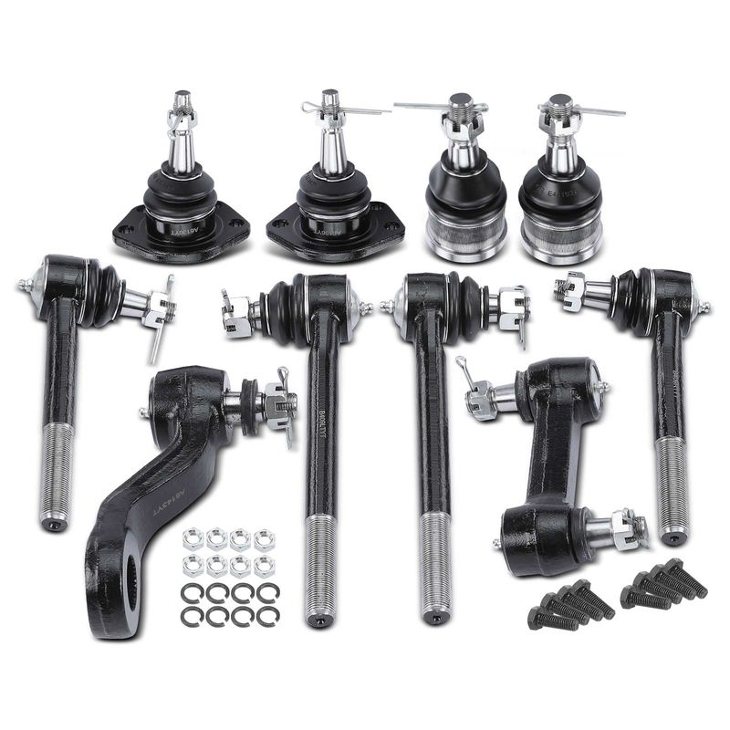 10x Ball Joint & Tie Rod for Chevy Blazer C10 Suburban R10 GMC Jimmy R1500 G2500