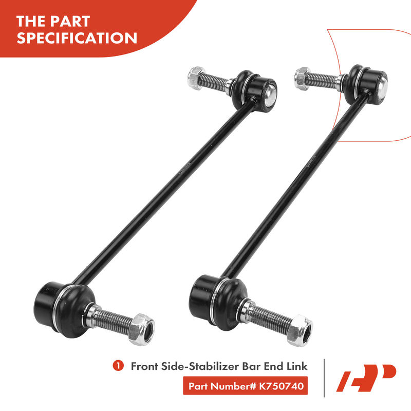 2x Front Stabilizer Sway Bar End Link for Ford Edge Fusion SSV Plug-In Hybrid