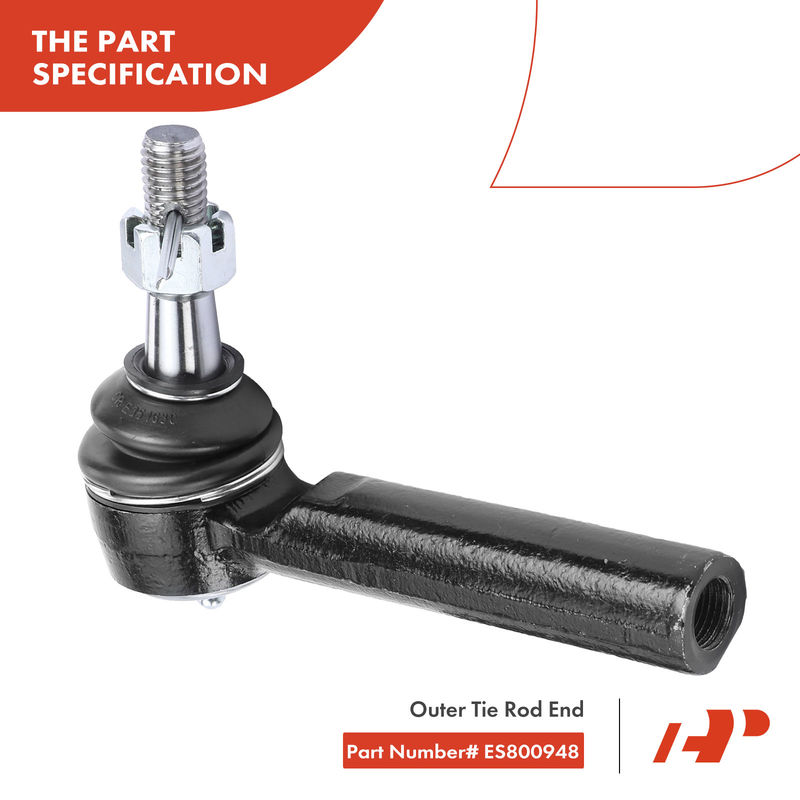 2x Front Outer Tie Rod End for Chevrolet Silverado 1500 Suburban GMC Yukon 15-20