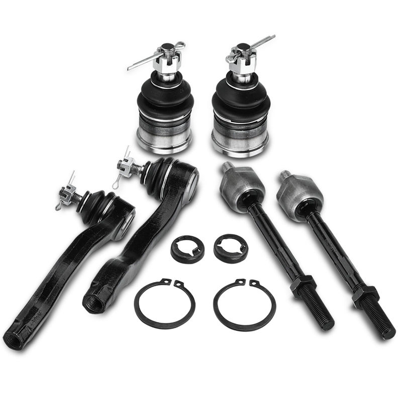 6x Inner & Outer Tie Rod End with Ball Joint Kit for Honda CR-V 1997-2001 2.0L