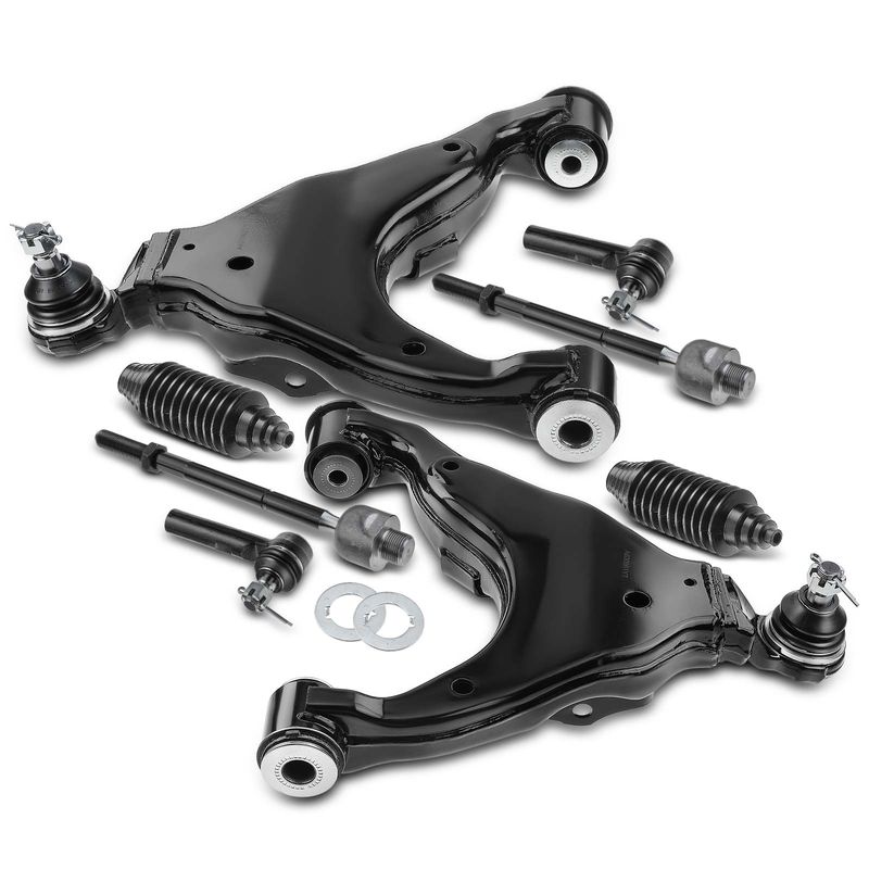 8x Front Lower Control Arm Tie Rod End for Lexus GX470 Toyota 4Runner 2003-2009