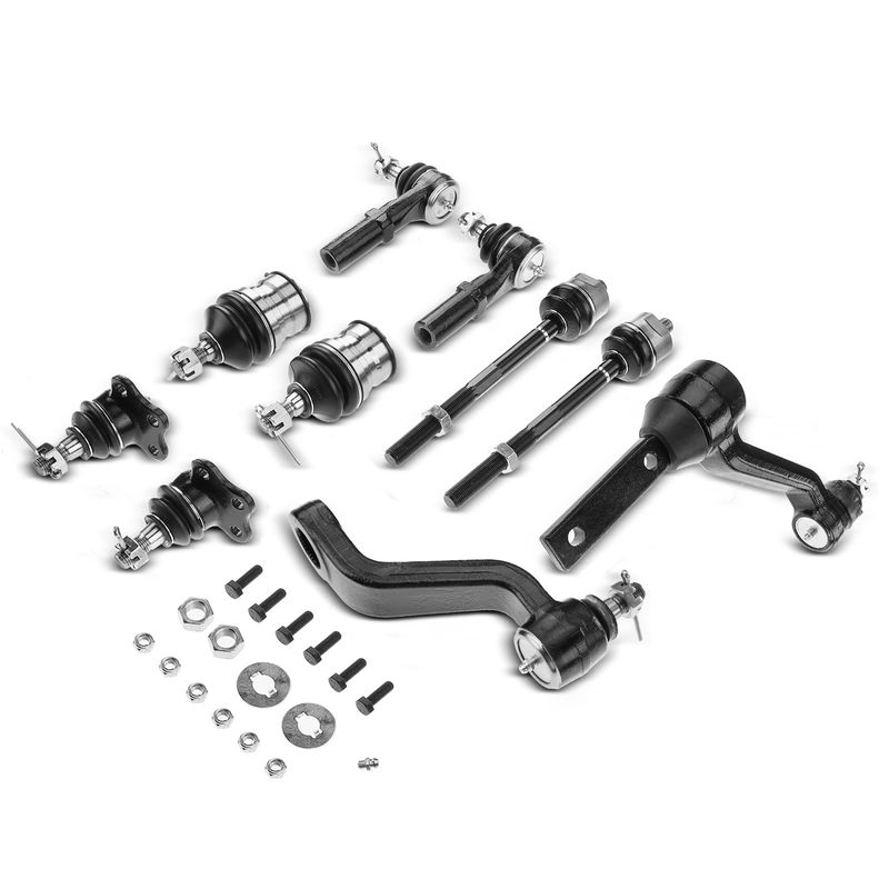 10x Front Tie Rod End with Ball Joints Pitman Idler Arm for Dodge Durango