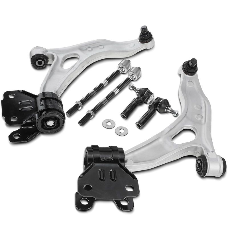 6x Control Arm & Ball Joint Assembly Tie Rod End for Ford Focus 2012-2018 C-Max