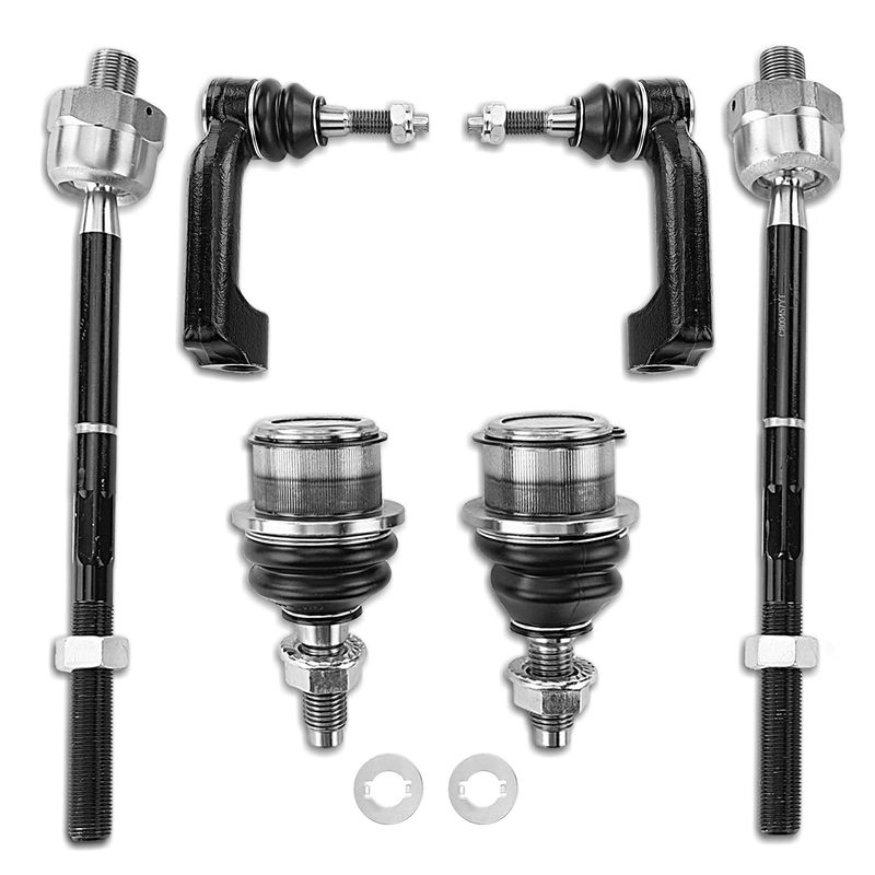 6x Inner & Outer Tie Rod Ends & Front Lower Ball Joint for Ford F-150 Lincoln