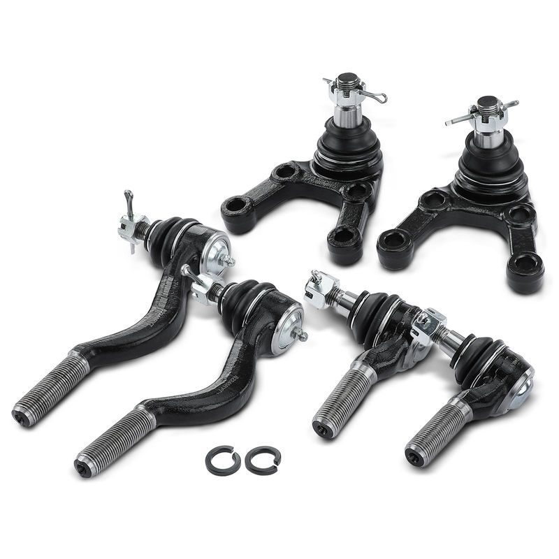 6x Inner & Outer Tie Rod End Front Lower Ball Joint for Dodge Ram 50 Mitsubishi