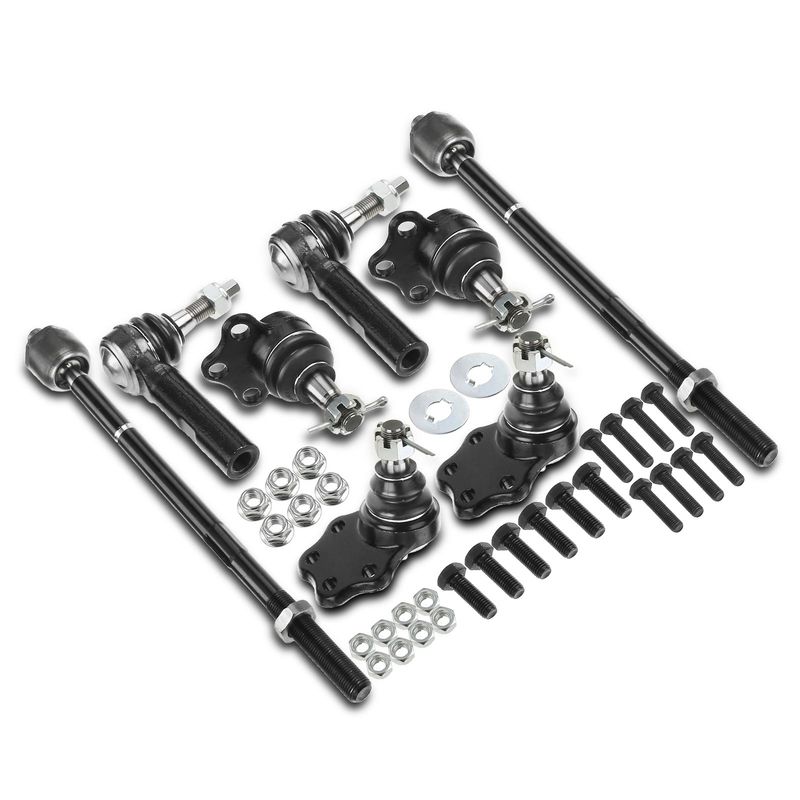 8x Inner & Outer Tie Rod End with Ball Joint for Dodge Dakota 2000-2004 Durango