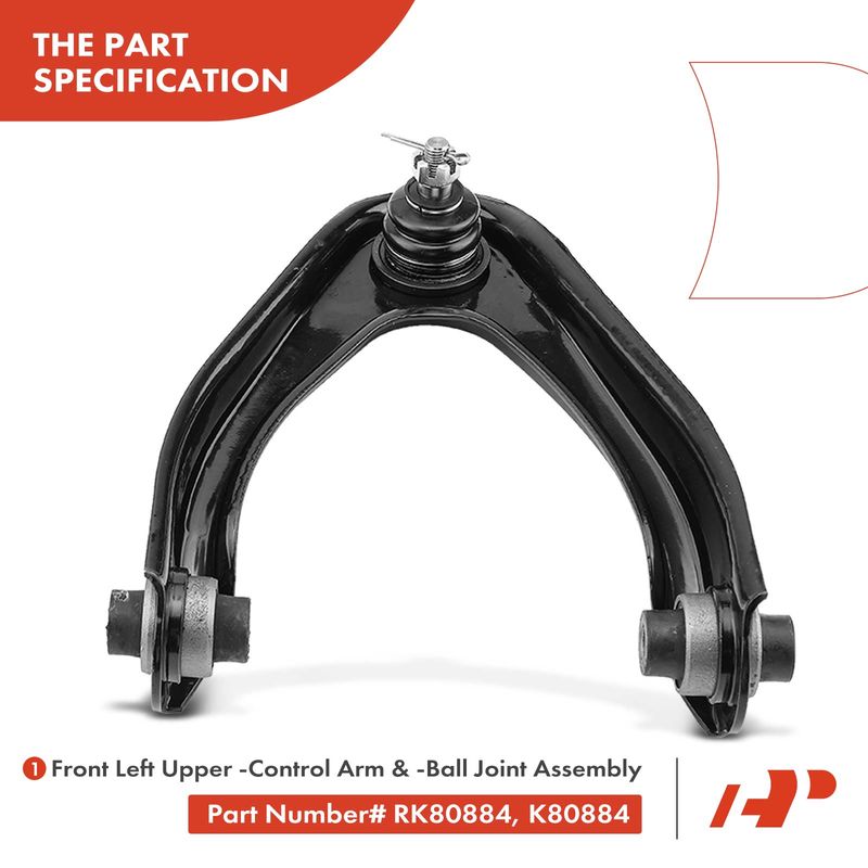8x Front Control Arm with Ball Joint kit for Honda CR-V CRV 2007-2014 L4 2.0L