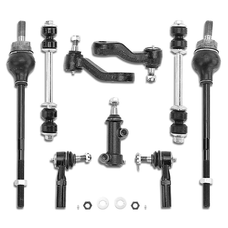 9x Front Stabilizer Bar Link Kit Tie Rod End for Chevy Express 2500 03-20 GMC