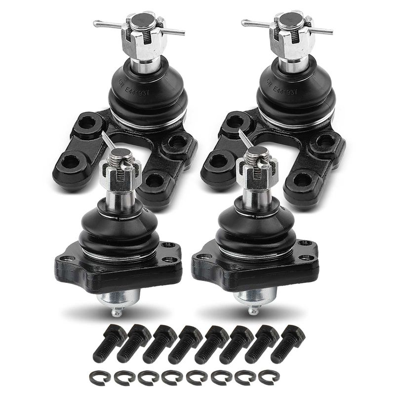 4x Front Lower & Upper Ball Joint for Nissan 720 D21 Pathfinder Pickup 1995-1997