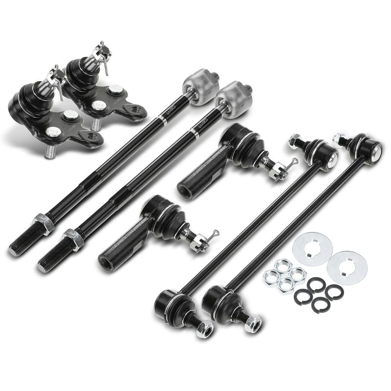 8x Front Stabilizer Bar Link & Tie Rod End & Ball Joint for Toyota Avalon Camry