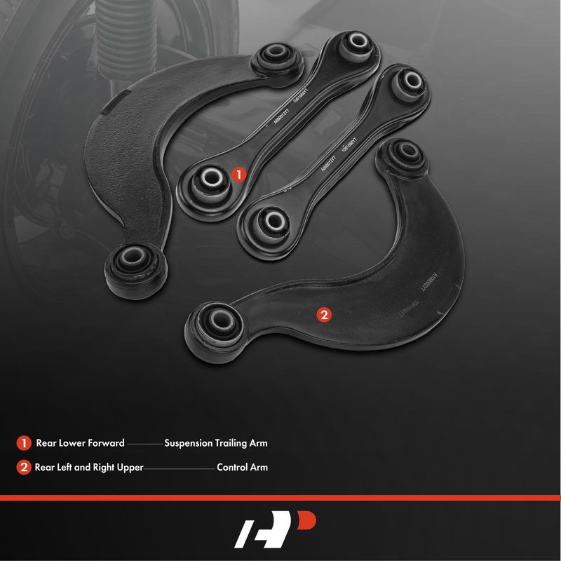 4x Rear Control Arm for Ford Focus C-Max Mazda 3 5 Volvo C30 C70 S40 V50