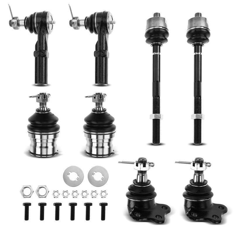 8x Front Inner & Outer Tie Rod Ends Ball Joints for Dodge Dakota 97-99 Durango