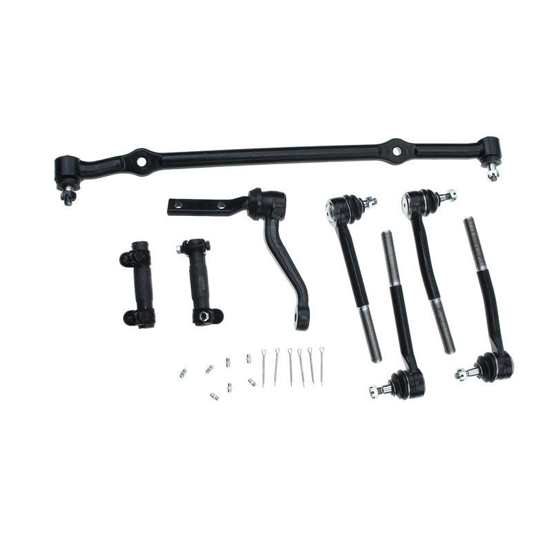 8x Front Inner & Outer Tie Rod End & Adjusting Sleeve Idler Arm for Chevy Impala