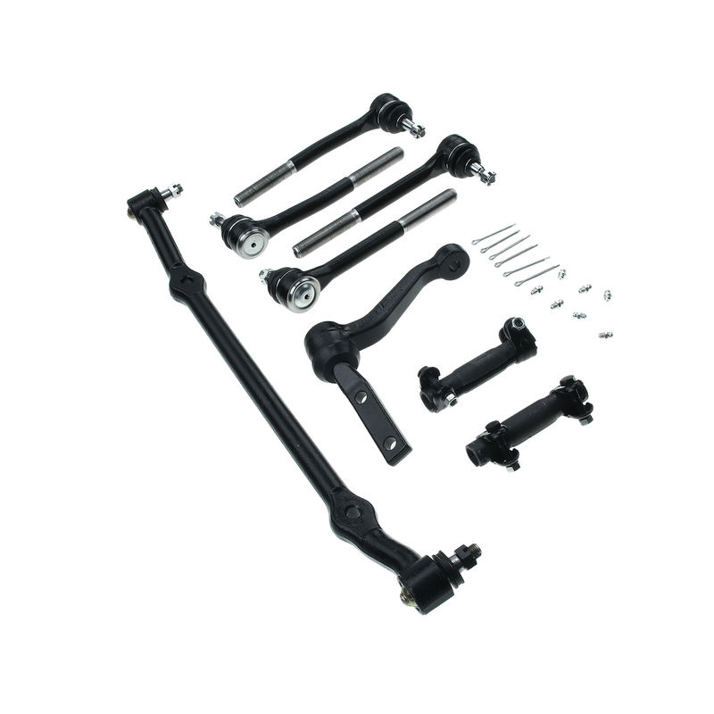 8x Front Inner & Outer Tie Rod End & Adjusting Sleeve Idler Arm for Chevy Impala