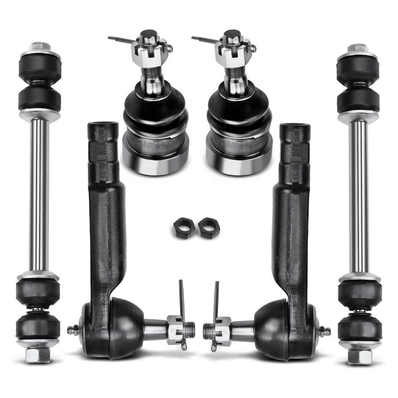 6x Front Sway Bar Link with Ball Joint Tie Rod End for Ford Mustang Mercury