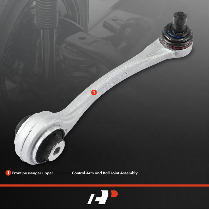 Front Right Upper Rearward Control Arm with Ball Joint for Audi A4 A5 Quattro S4